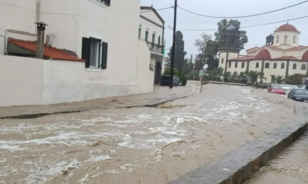 Κακοκαιρία: Μήνυμα 112 στη Λήμνο για εκκένωση του Κοντιά